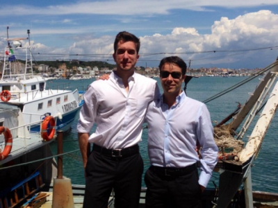 Petronilli col collega Castagnola