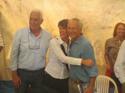 Gualtiero Parisio con Eraldo Pizzo e Federica Dennerlein