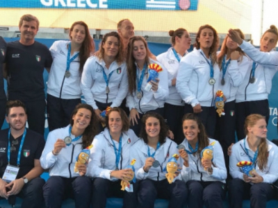 Il Setterosa medaglia d'argento ai Giochi del Mediterraneo