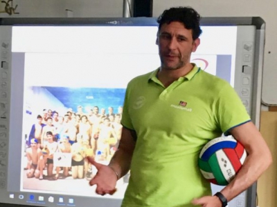 Leonardo Binchi, allenatore del Nuoto Club Milano