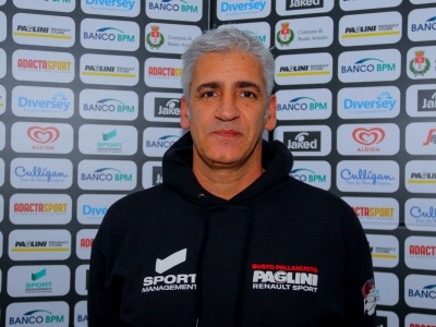 Fabrizio Salonia, allenatore della Busto Renault Paglini