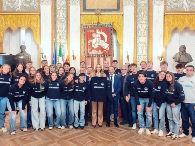 Il Bogliasco ricevuto a Palazzo Tursi dalla sindaca Silvia Salis