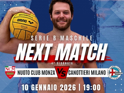 SERIE B: Canottieri Milano a Monza per la quarta giornata: sfida subito ad alta intensit&agrave;