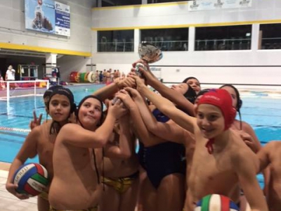 L'Under 13 dell'Aquatica Torino vincitrice del torneo