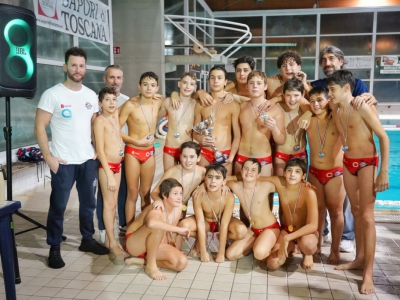 Pallanuoto giovanile, l'Under 14 della Rari Nantes Florentia vince il Torneo Calcaterra