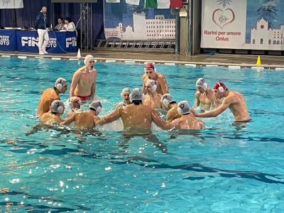 PALLANUOTO JUNIORES M (U18), LA FLORENTIA BATTE LA VELA NUOTO E TIENE IL PASSO DELLE BIG